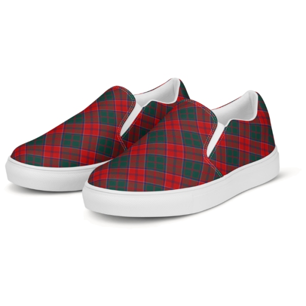 Clan Grant Tartan Slip-On Shoes