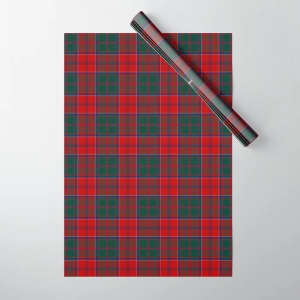 Grant tartan wrapping paper