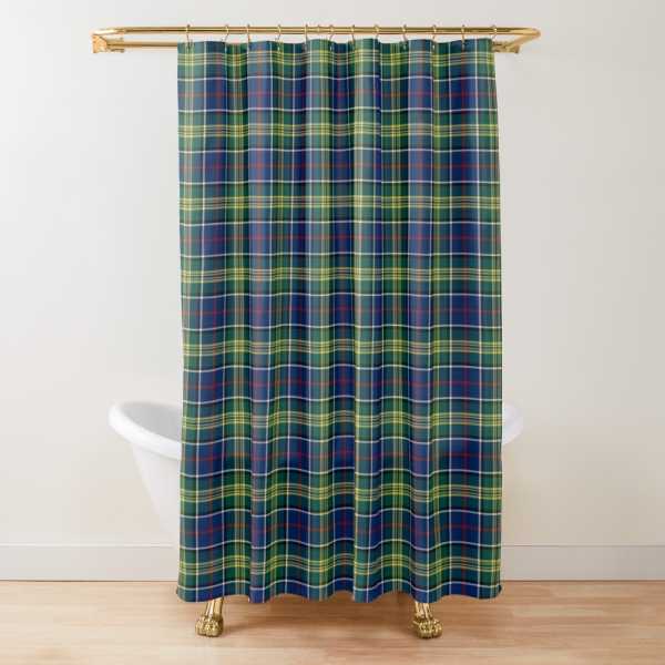 Greene tartan shower curtain