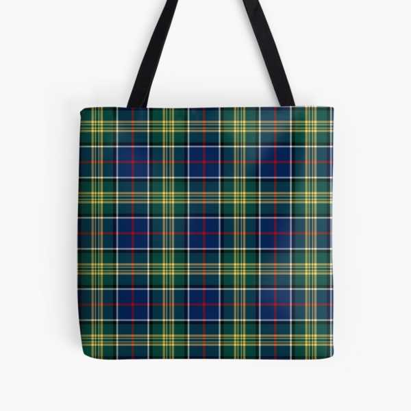 Greene tartan tote bag