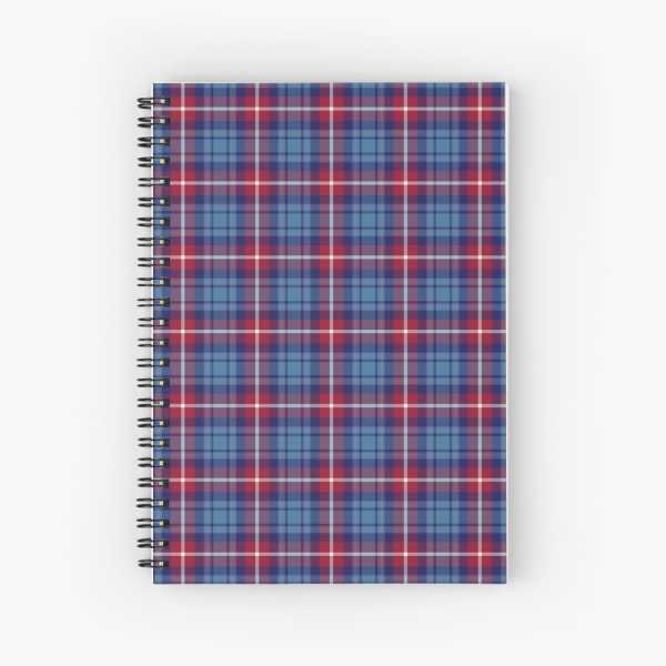 Greer tartan spiral notebook