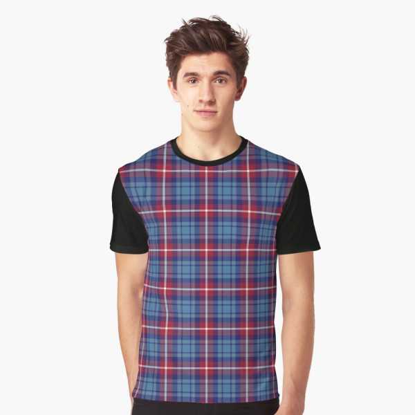 Greer tartan tee shirt