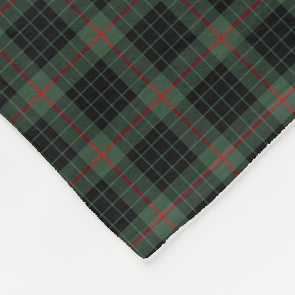 Gunn tartan fleece blanket