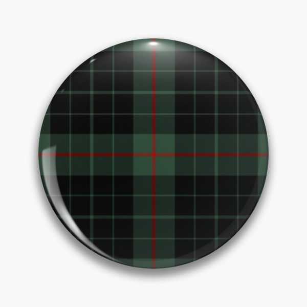 Gunn tartan pinback button