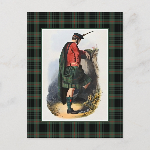 Gunn tartan postcard