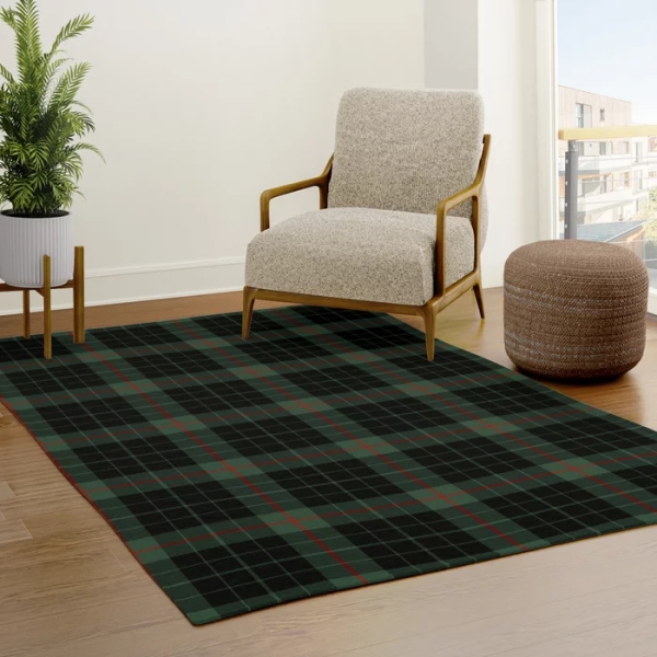 Clan Gunn Tartan Area Rug