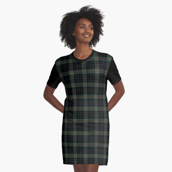 Gunn tartan tee shirt dress