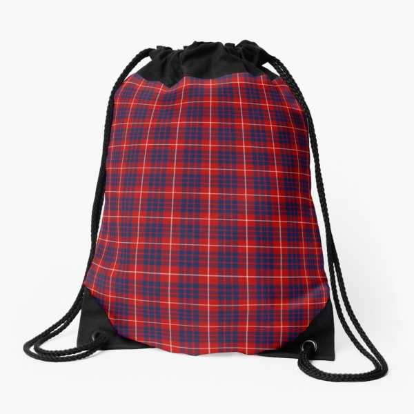 Hamilton tartan drawstring bag