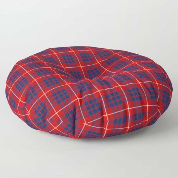 Hamilton tartan floor pillow