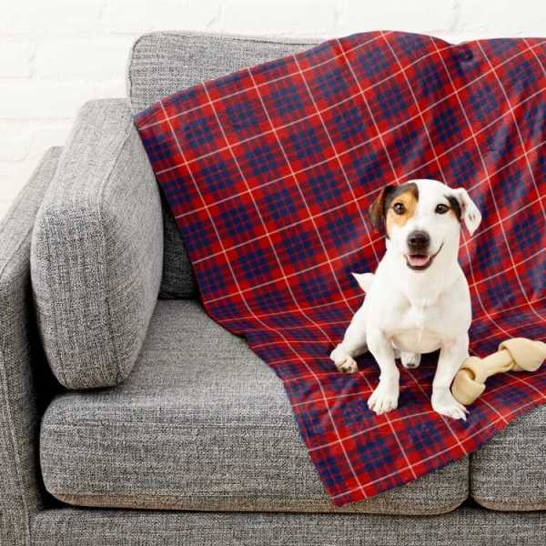 Clan Hamilton Tartan Pet Blanket