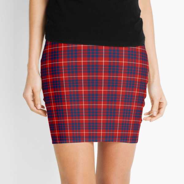 Hamilton tartan mini skirt