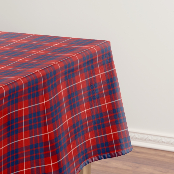 Hamilton tartan tablecloth