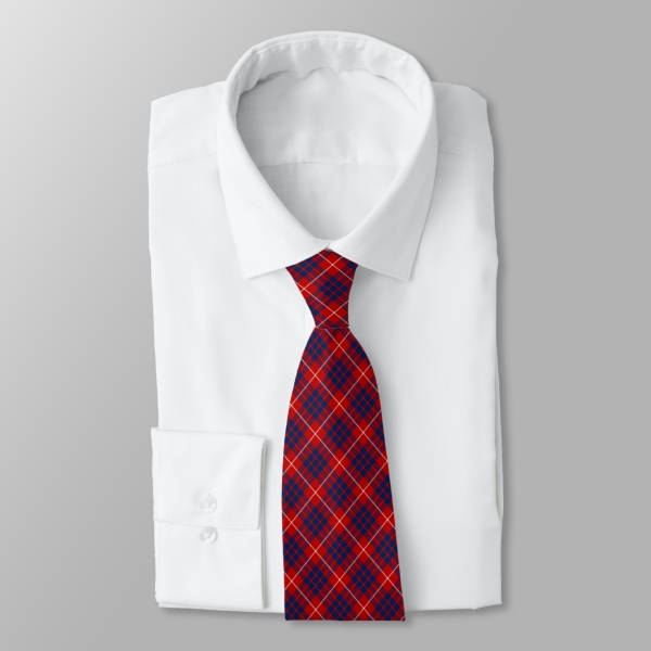 Hamilton tartan necktie