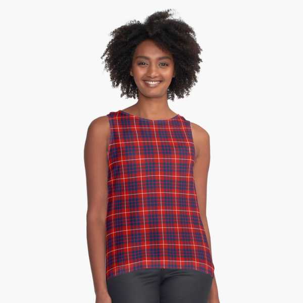 Hamilton tartan sleeveless top