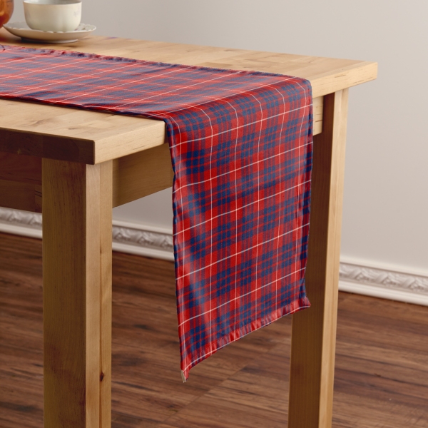 Hamilton tartan table runner