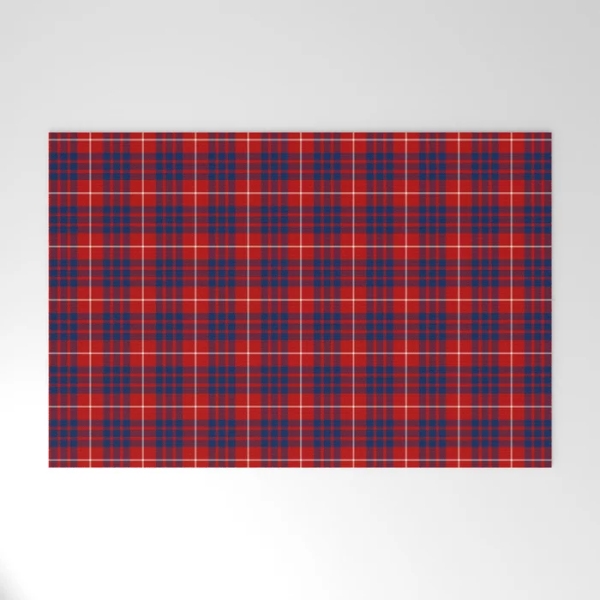 Clan Hamilton Tartan Welcome Mat