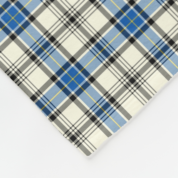 Hannay tartan fleece blanket