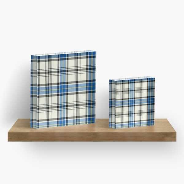 Hannay tartan acrylic block