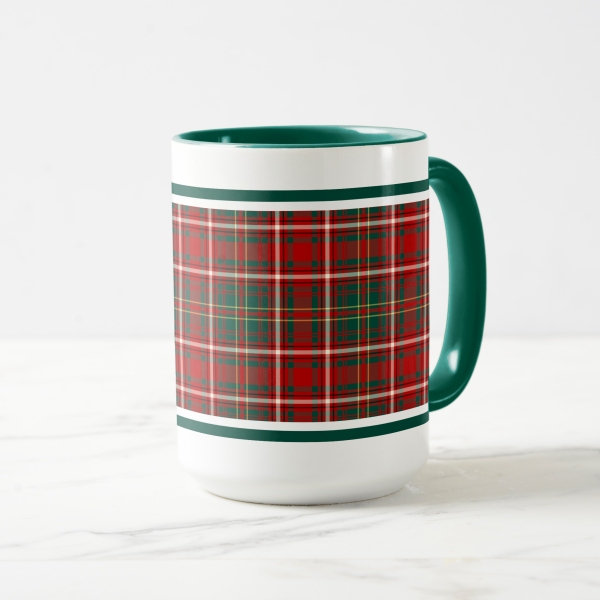 Hay tartan coffee mug