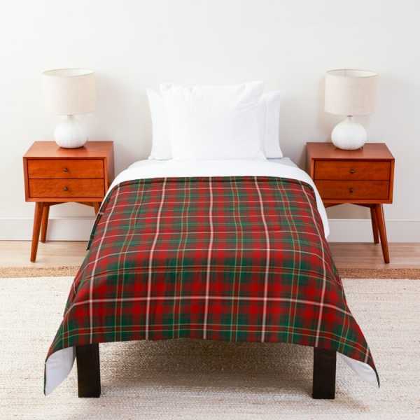 Hay tartan comforter