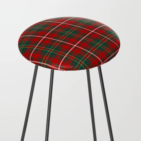 Hay tartan counter stool