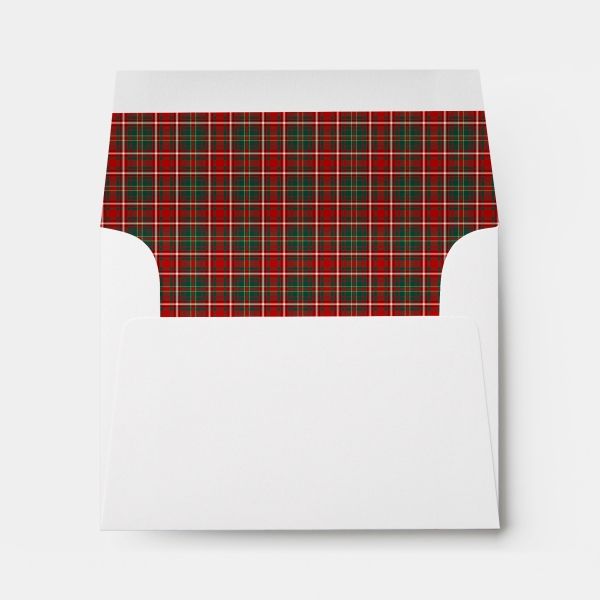 Envelope with Hay tartan liner