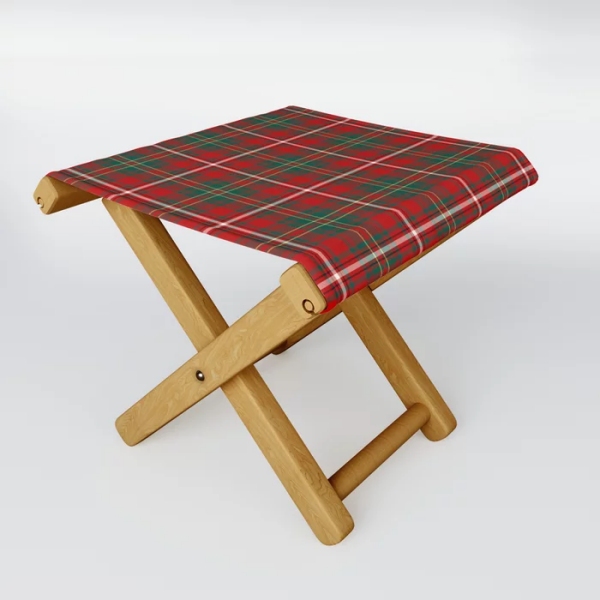 Hay tartan folding stool