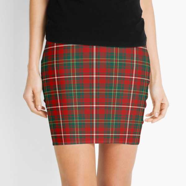 Hay tartan mini skirt