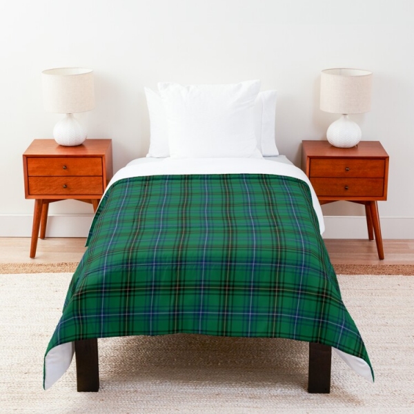 Henderson tartan comforter