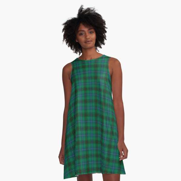 Henderson tartan a-line dress