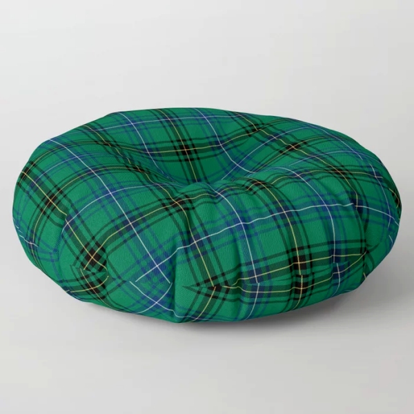 Henderson tartan floor pillow