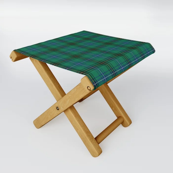 Henderson tartan folding stool