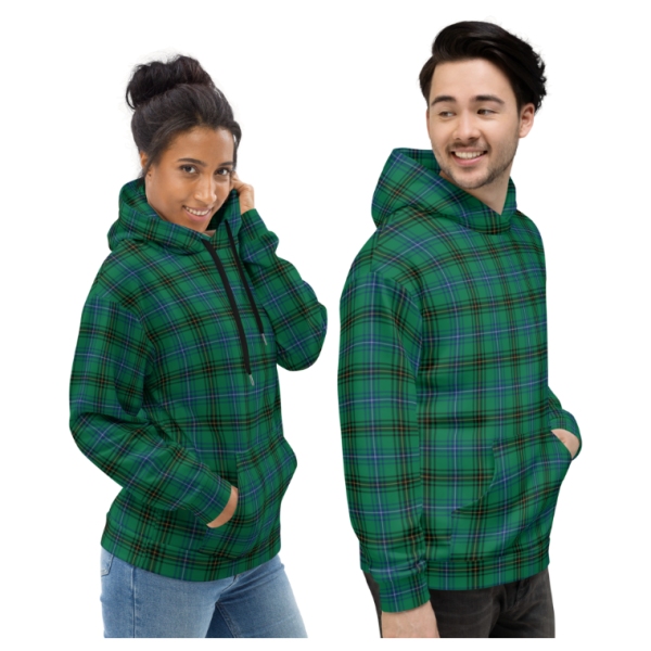 Henderson tartan hoodie