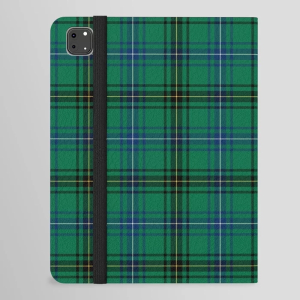 Clan Henderson Tartan iPad Folio Case
