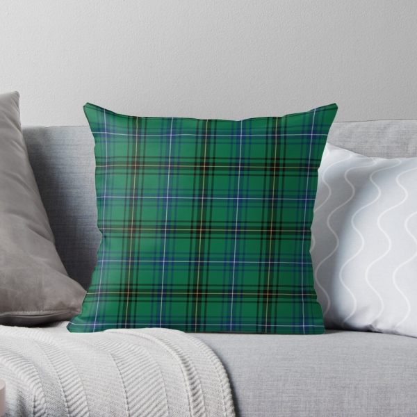 Henderson tartan throw pillow