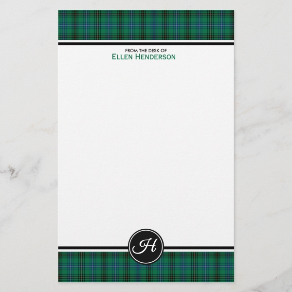 Henderson Tartan Stationery