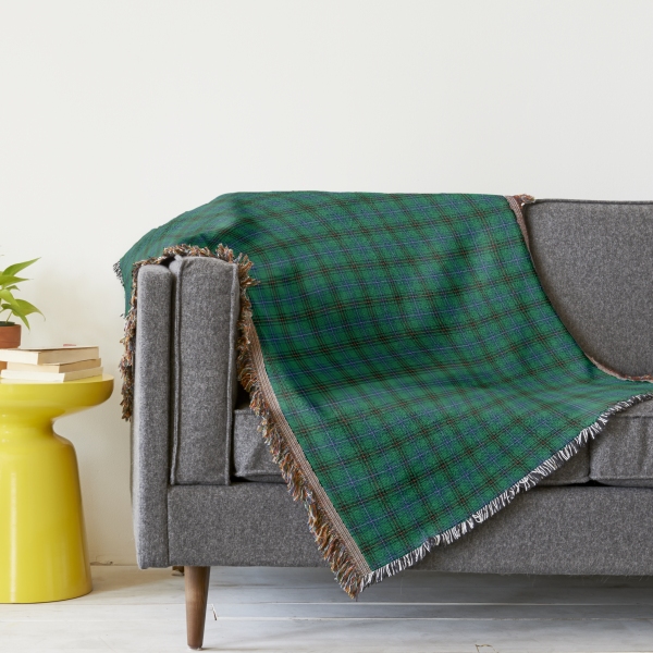 Henderson tartan throw blanket