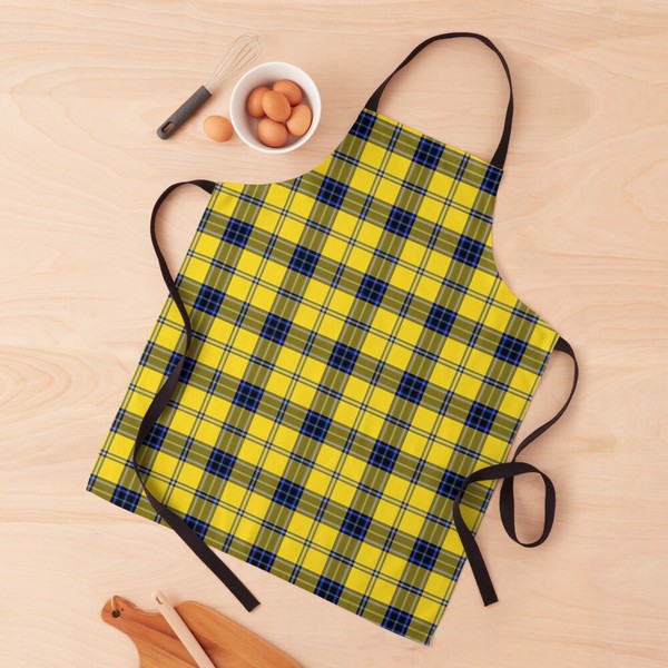 Hughes tartan apron