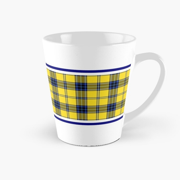 Hughes tartan tall mug