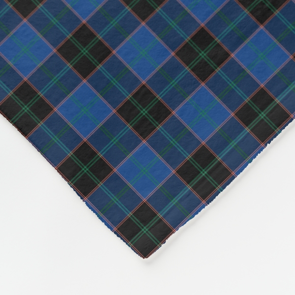 Hume tartan fleece blanket