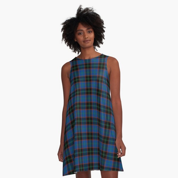 Hume tartan a-line dress