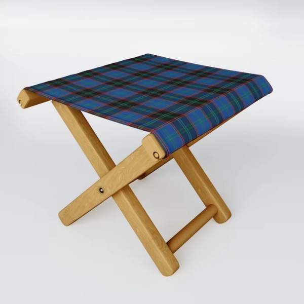 Hume tartan folding stool