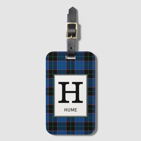 Clan Hume Tartan Bag Tag