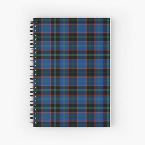 Hume tartan spiral notebook