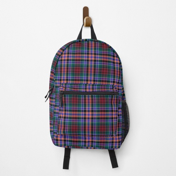 Huntly District tartan backpack