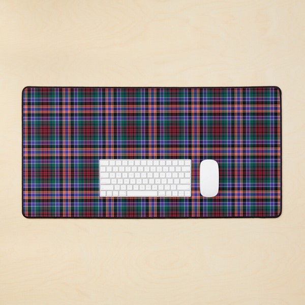 Huntly District tartan desk mat