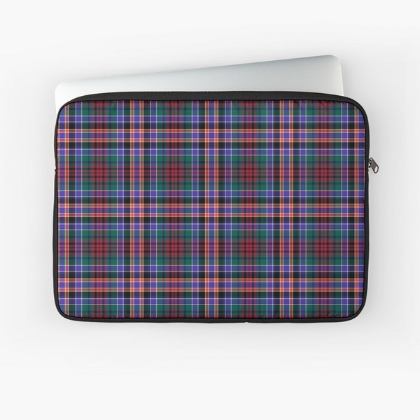 Huntly District tartan laptop sleeve