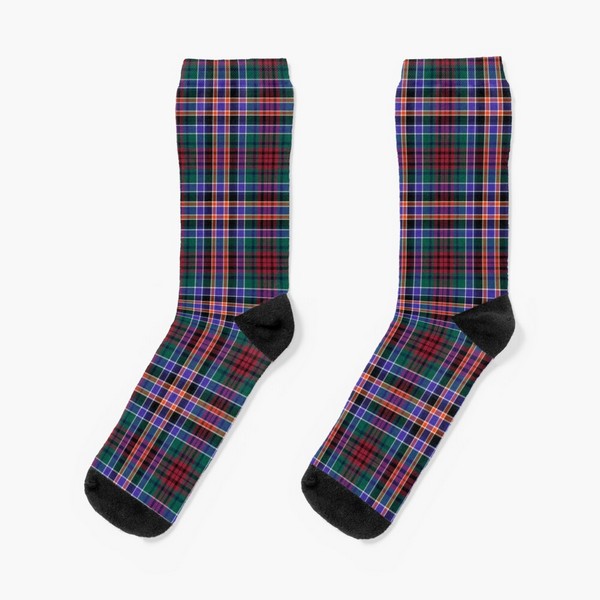 Huntly District tartan socks