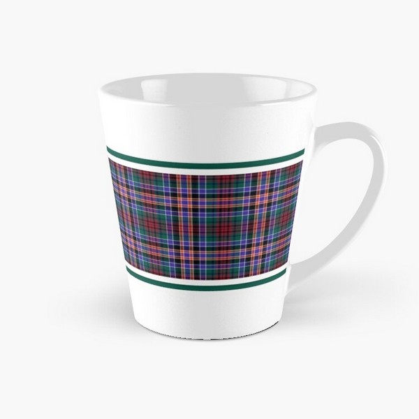 Huntly District tartan tall mug