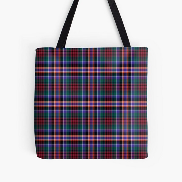 Huntly District tartan tote bag